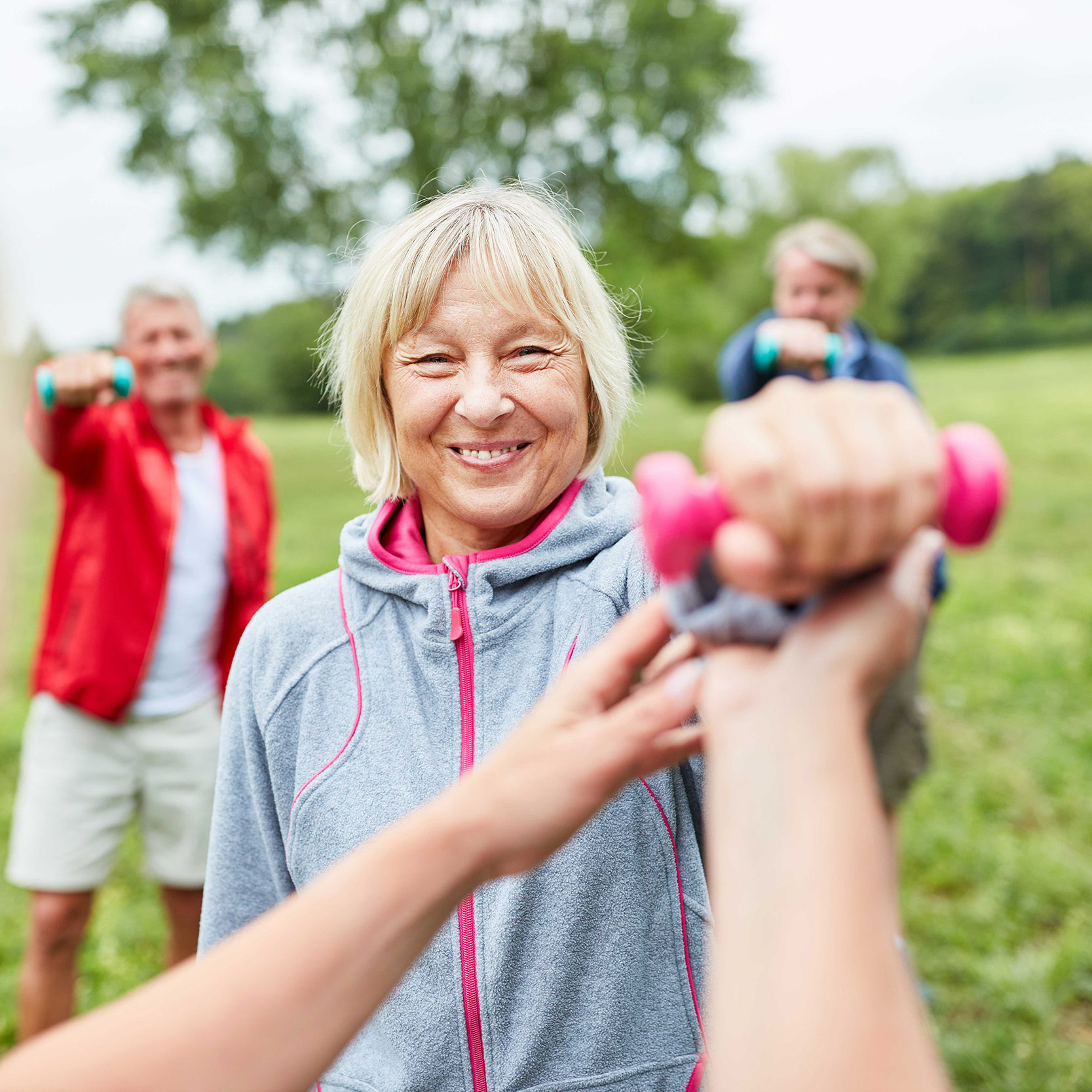 Woman exercising 